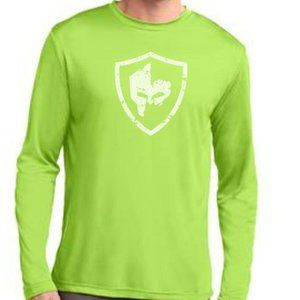 Performance Tee, Long Sleeve, Lime Green - NEW